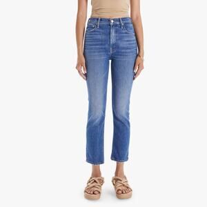 MOTHER High Waisted Rider Ankle in Running With Scissors Size 27